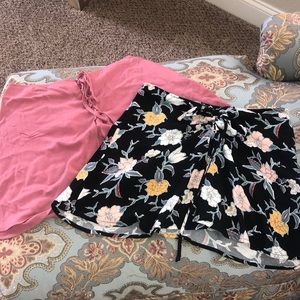 Kendal and Kylie flowy skirt